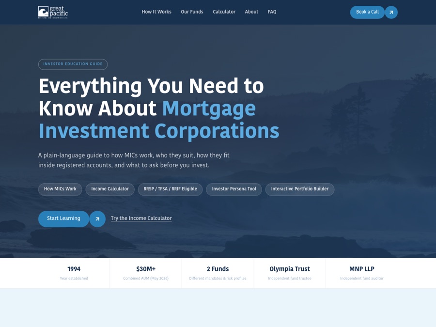The interactive MIC guide as a live web page